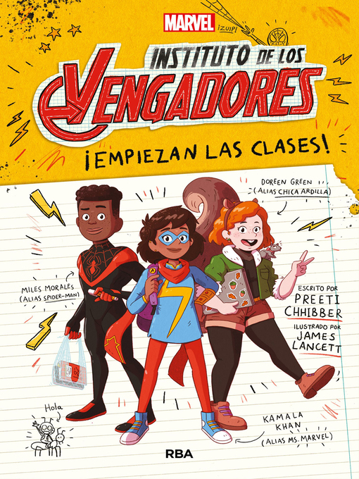 Cover image for Instituto de los vengadores 1--¡Empiezan las clases!